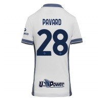 Inter Milan Benjamin Pavard #28 Bortatröja Kvinnor 2024-25 Korta ärmar